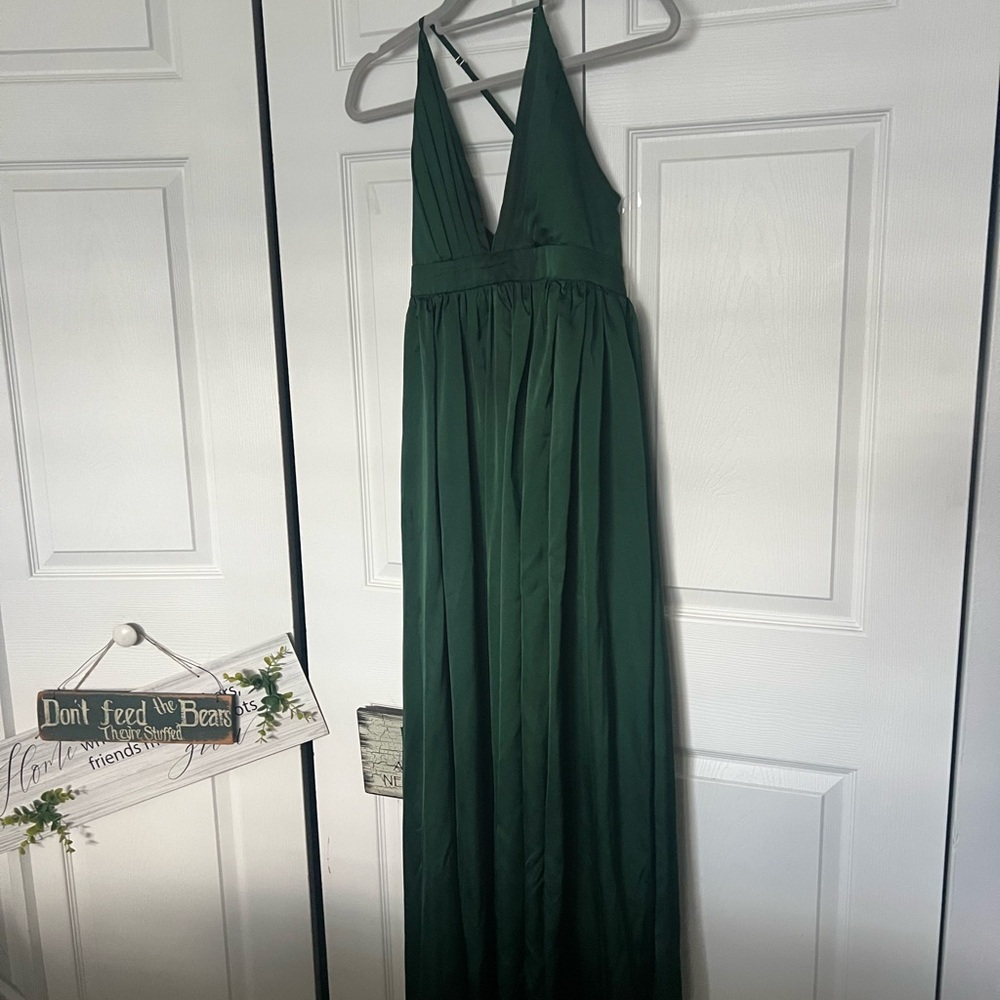 Windsor Deep Green Maxi Dress - Picture 1 of 7